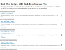 Tablet Screenshot of best-web-design-techniques.blogspot.com