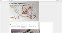 Desktop Screenshot of fiolkowe-sprawki.blogspot.com