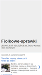Mobile Screenshot of fiolkowe-sprawki.blogspot.com