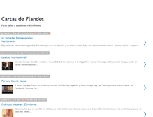 Tablet Screenshot of cartasdeflandes.blogspot.com