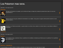 Tablet Screenshot of lospokemonmasraros.blogspot.com