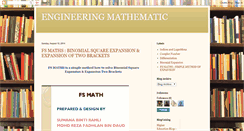 Desktop Screenshot of my-easymaths.blogspot.com