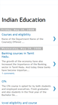 Mobile Screenshot of indianeducationandcourses.blogspot.com