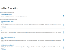 Tablet Screenshot of indianeducationandcourses.blogspot.com