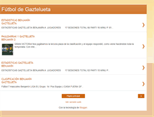 Tablet Screenshot of futboldegaztelueta.blogspot.com