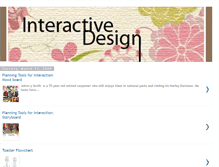 Tablet Screenshot of natalieward-interactivedesign.blogspot.com