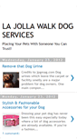 Mobile Screenshot of lajollawalkdogservices.blogspot.com