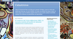Desktop Screenshot of catastreros.blogspot.com
