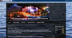 Desktop Screenshot of jadedcatsims.blogspot.com