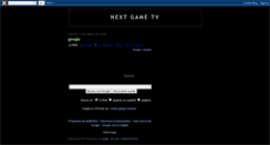 Desktop Screenshot of nextgametv.blogspot.com