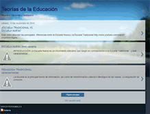 Tablet Screenshot of perspectivasteoricasdelaeducacion.blogspot.com