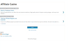 Tablet Screenshot of affiliatecasino.blogspot.com