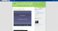 Desktop Screenshot of 1brevolutionarytecnology22.blogspot.com