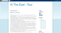 Desktop Screenshot of inthedust-tour.blogspot.com