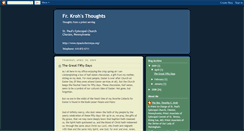Desktop Screenshot of fatherkroh.blogspot.com