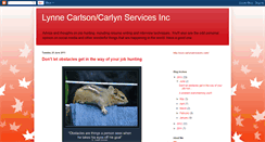 Desktop Screenshot of carlynservicesinc.blogspot.com