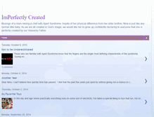 Tablet Screenshot of imperfectlycreated.blogspot.com