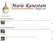 Tablet Screenshot of marierunestam.blogspot.com