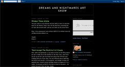 Desktop Screenshot of dreamsnightmaresart.blogspot.com