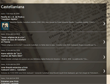 Tablet Screenshot of castellaniana.blogspot.com