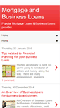 Mobile Screenshot of mortgageandbusinessloans.blogspot.com