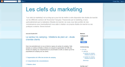 Desktop Screenshot of les-clefs-du-marketing.blogspot.com