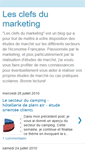 Mobile Screenshot of les-clefs-du-marketing.blogspot.com