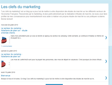 Tablet Screenshot of les-clefs-du-marketing.blogspot.com