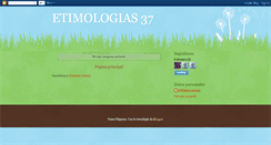 Desktop Screenshot of etimologias37.blogspot.com