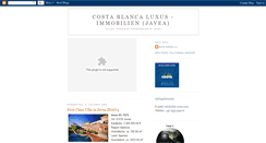 Desktop Screenshot of costa-blanca-luxus-immobilien.blogspot.com