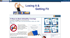 Desktop Screenshot of losingit-gettingfit.blogspot.com