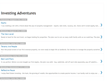 Tablet Screenshot of investingadventures.blogspot.com