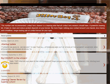 Tablet Screenshot of contactlenscleaner.blogspot.com