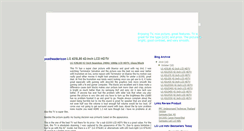 Desktop Screenshot of lg-42-inch-lcd.blogspot.com