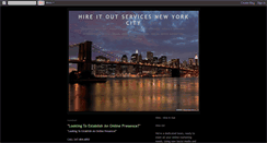 Desktop Screenshot of hire-it-out-services.blogspot.com