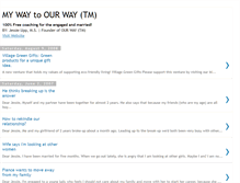 Tablet Screenshot of myway2ourway.blogspot.com