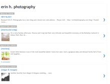 Tablet Screenshot of erinhphotographyblog.blogspot.com