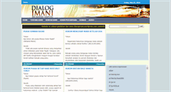 Desktop Screenshot of dialogimani.blogspot.com