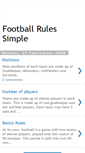 Mobile Screenshot of footballrulessimple.blogspot.com