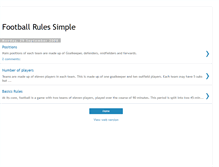 Tablet Screenshot of footballrulessimple.blogspot.com