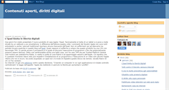 Desktop Screenshot of contenutiaperti.blogspot.com