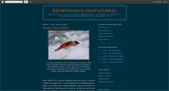 Desktop Screenshot of deontologiaeducacional.blogspot.com