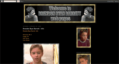 Desktop Screenshot of brendon-ryan-barrett.blogspot.com