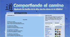 Desktop Screenshot of compartiendocamino.blogspot.com