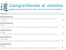 Tablet Screenshot of compartiendocamino.blogspot.com