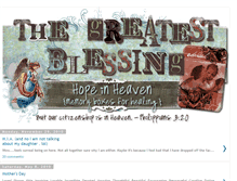 Tablet Screenshot of greatestblessing.blogspot.com