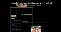 Desktop Screenshot of kannada-songs-download.blogspot.com