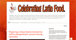 Desktop Screenshot of celebratinglatinfood.blogspot.com
