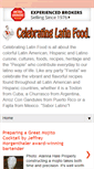 Mobile Screenshot of celebratinglatinfood.blogspot.com