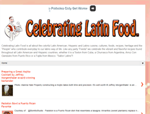 Tablet Screenshot of celebratinglatinfood.blogspot.com